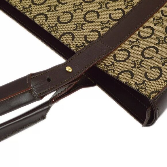 Celine Brown C Macadam Tote Handbag MC99/1 192428 - Picture 2 of 10